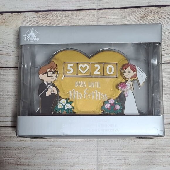 Disney UP Carl and Ellie Wedding Coundown Calendar - NEW - SEE IMAGES - Picture 1 of 5